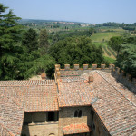 Castello il Palagio, veduta dalla torre