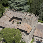 Castello il Palagio, vista aerea